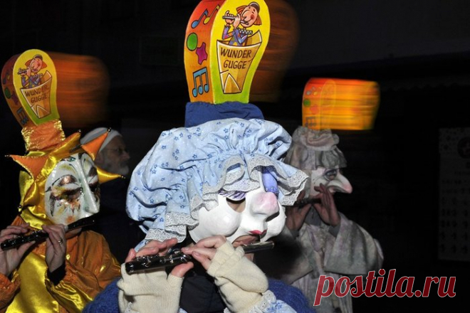 В швейцарском Базеле стартовал ежегодный карнавал