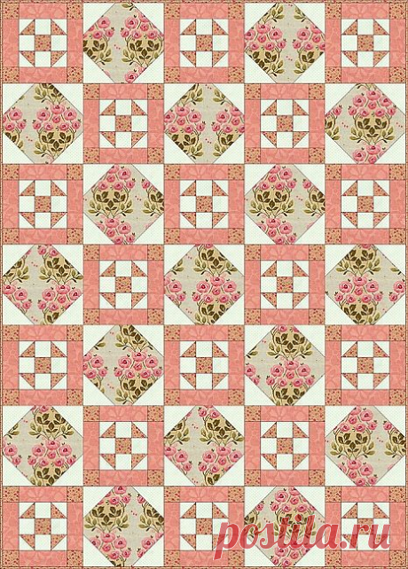 Лоскутное одеяло *Филадельфия*. Схема..