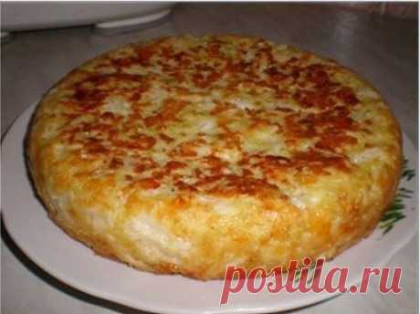 шарлотка с капустой