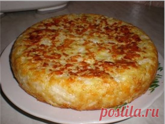 шарлотка с капустой