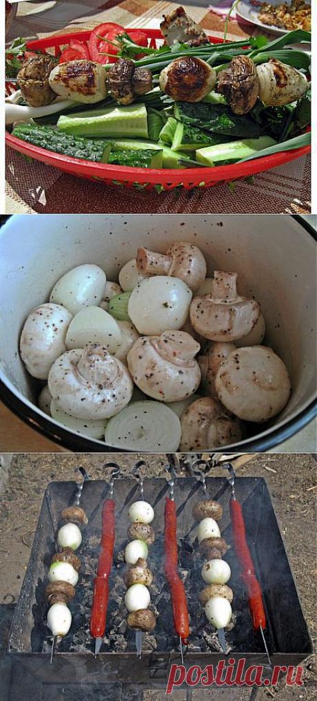 Шашлык грибной рецепт с фото