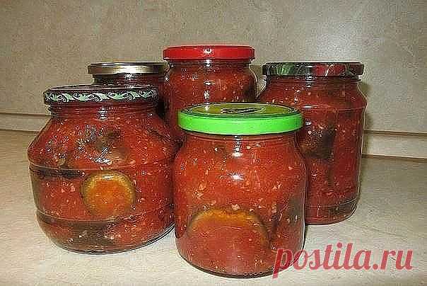 БАКЛАЖАНЫ В ОСТРОМ СОУСЕ 