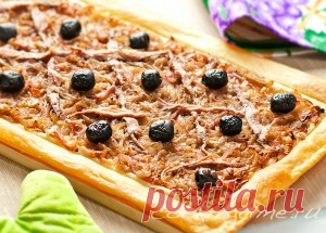 Луковый пирог Писсаладьер - Кухня Прованса