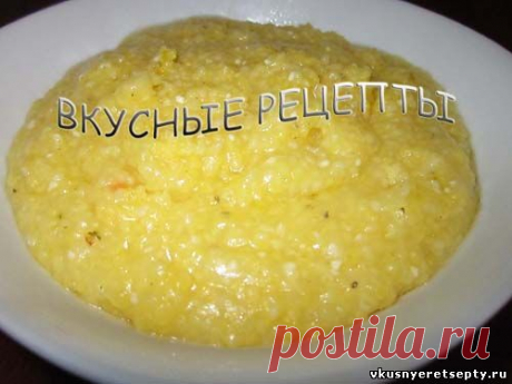 Кукурузная каша на воде - рецепт с фото | Вкусные рецепты