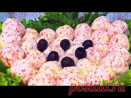Новогодняя закуска: Сырные шарики Рафаэлло! & Christmas snack: Rafaello cheese balls!