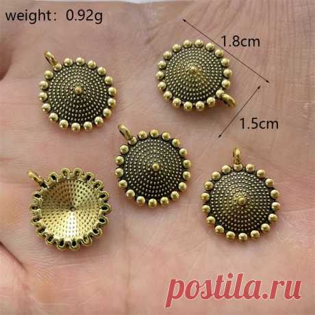 Подвески для сережек в античном стиле, 10 шт | AliExpress