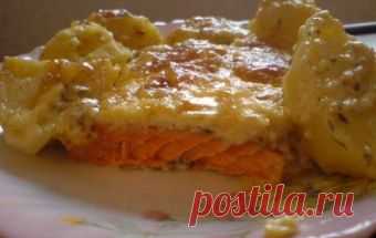 Форель, запеченная с картофелем / TVCook: пошаговые кулинарные рецепты с фото