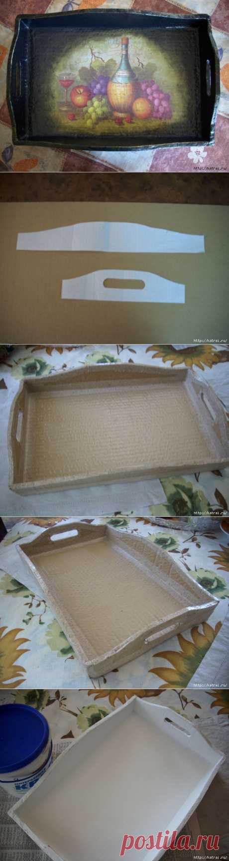 Поднос из картона