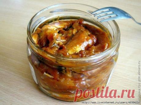 домашняя килька в томате