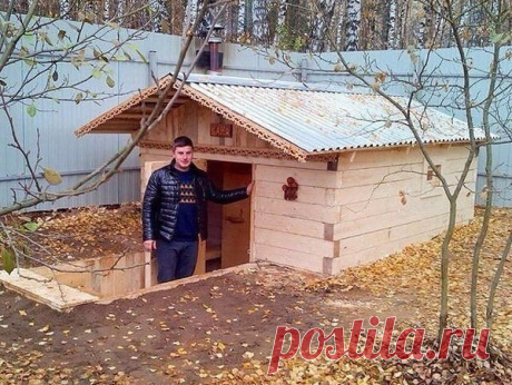 Баня-землянка