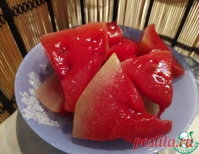 Квашеные арбузы – кулинарный рецепт