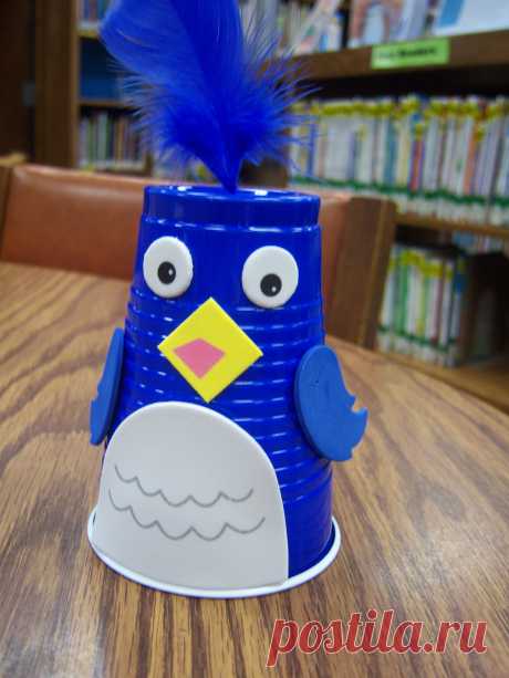 Как сделать поделки из пластиковых стаканчиков своими