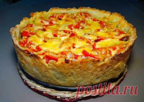 Открытый мясной пирог с картофельным тестом Автор рецепта Готовить просто - Cookpad