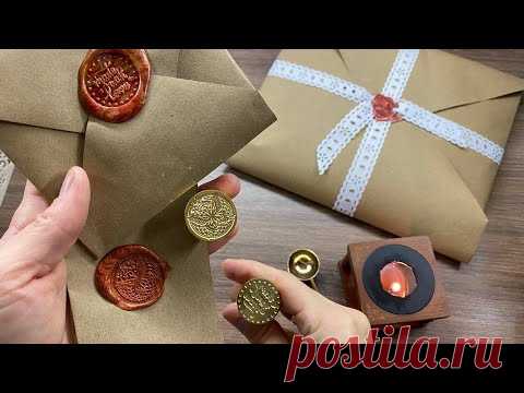 ПРОБУЮ ВОСКОВЫЕ ПЕЧАТИ💮Craspire.com