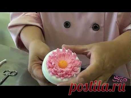 Лепим пышный цветок из сахарной мастики))) / Handmade / Мастер-класс цветов из сахарной мастики / Pinme.ru / Анжелика Хузина (Молоток)