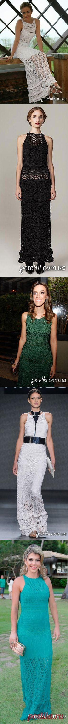 Платье Erica от Giovana Dias. Схемы вязания крючком