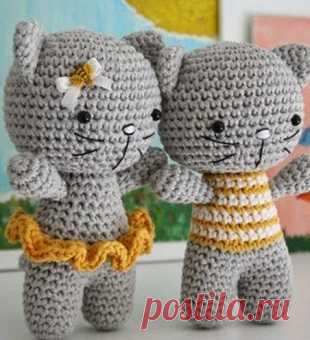 Кот амигуруми