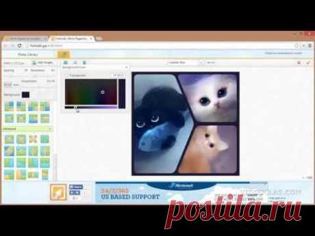 Фоторедактор FotoLab : создать коллаж онлайн добавить рамку