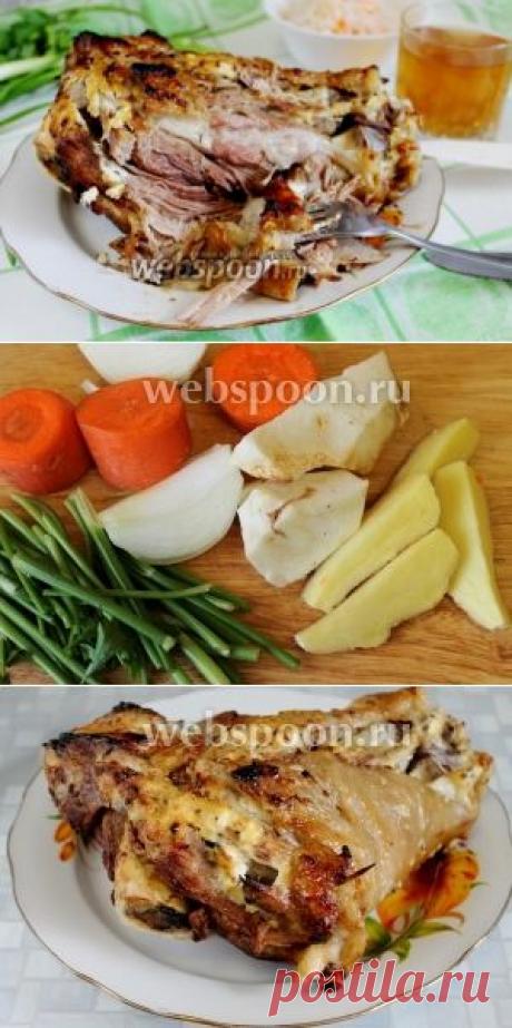 Свиная рулька по-чешски.