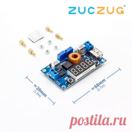 US $4.64 |Регулируемый 5A CC/CV понижающий модуль заряда светодиодный драйвер с USB вольтметром купить в магазине Global-Purchase Store на AliExpress Покупай умнее, живи веселее! Aliexpress.com