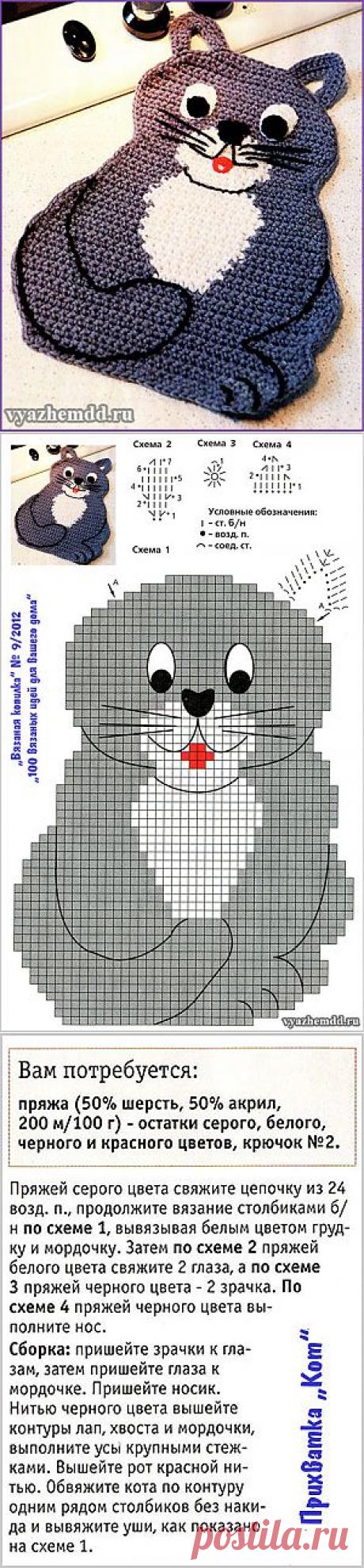 Прихватка Кот