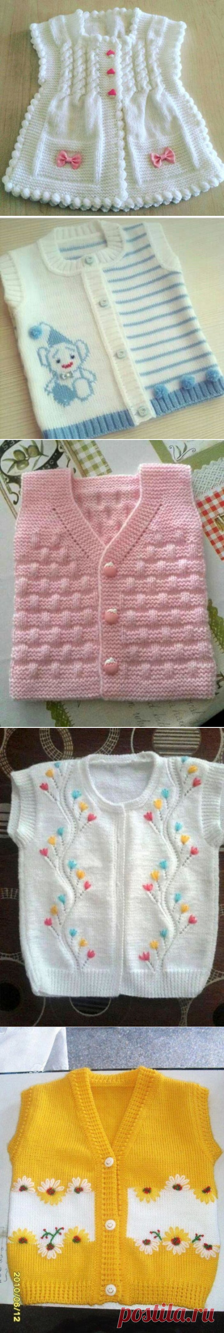 Подборка детских жилетов / Для вдохновения