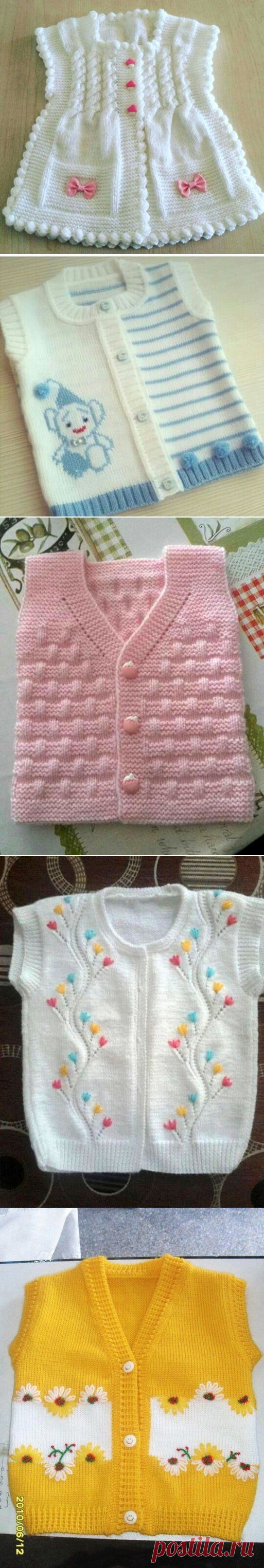 Подборка детских жилетов / Для вдохновения
