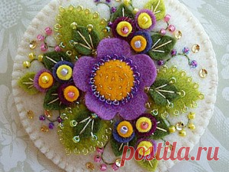 Чудесные расчудесности из фетра от Paulette Racanelli - Ярмарка Мастеров - ручная работа, handmade