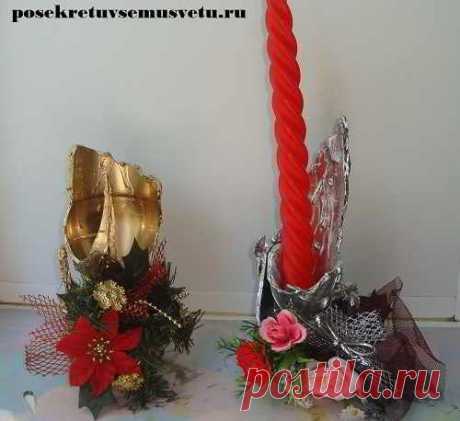 Подсвечник из бутылки своими руками | ХОЗЯЮШКА