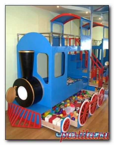 Двухъярусная кровать своими руками "Паравозик" » Самоделки своими руками - сделай сам