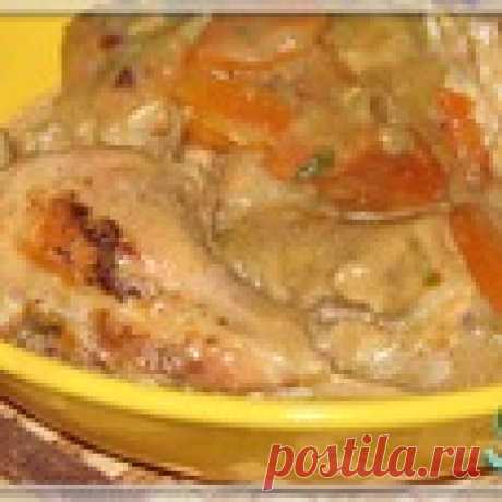 Кролик в сметане - кулинарный рецепт