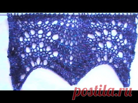 Como Tejer Punto Pavo Real 2 Agujas (98)
