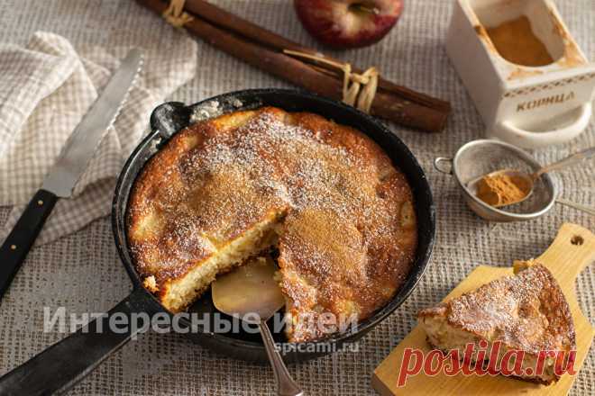 Яблочный пирог на кефире - вкуснее Шарлотки, а готовить легче | Своими руками