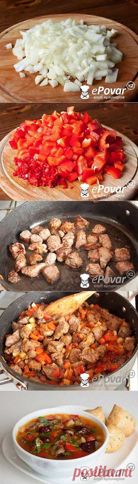 Острый мясной суп с фасолью — Рецепт приготовления с фото — Супы, Горячие супы