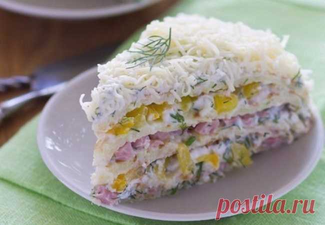 Закуски высшего уровня;)) Несладкие торты — Готовим дома