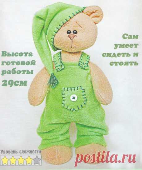 Мишка. Выкройка