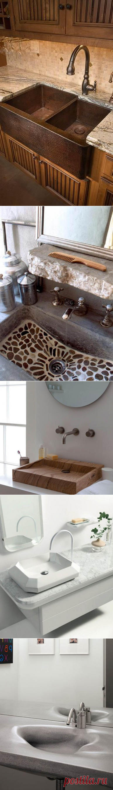 Необычные дизайнерские умывальники | Роскошь и уют