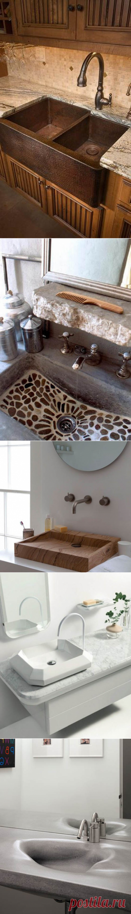 Необычные дизайнерские умывальники | Роскошь и уют