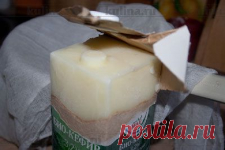 Как сделать домашний творожок из замороженного кефира | Четыре вкуса