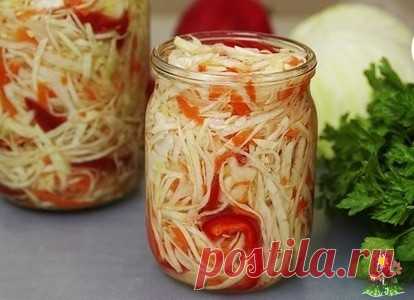Маринoванная быстрая капуста.