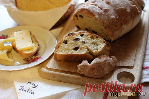 Батон с изюмом