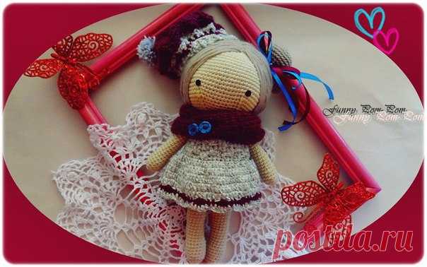 Онлайн "Куколка по мотивам Magic Dolls" | Волшебный мир амигуруми. Funny Pom-Pom | ВКонтакте