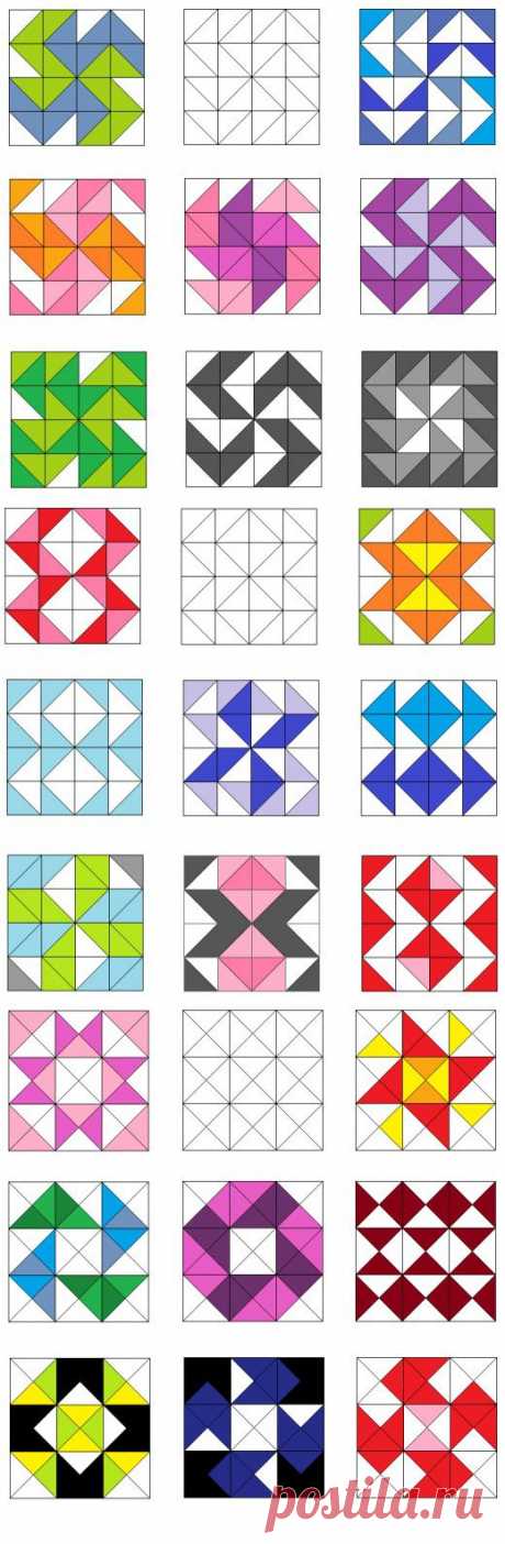 Easy Triangle Quilting Patterns