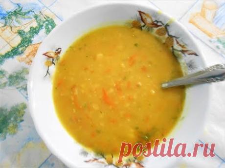 Суп - пюре  Гороховый. Как я его готовлю. Очень вкусный.