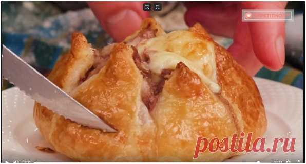 Слоеное чудо с мясным фаршем