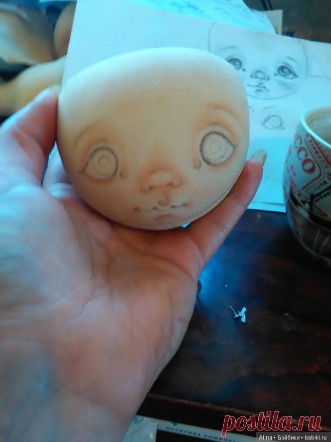 Роспись лица текстильной куклы. Мастер класс от Елены Конновой [15 этапов] / Текстильная кукла / Бэйбики. Куклы фото. Одежда для кукол