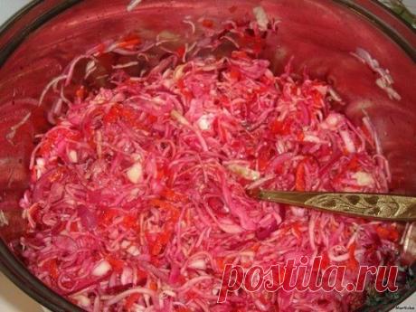 КАПУСТА МАРИНОВАННАЯ ЗА 2 ЧАСА. ОБАЛДЕННЫЙ САЛАТИК.