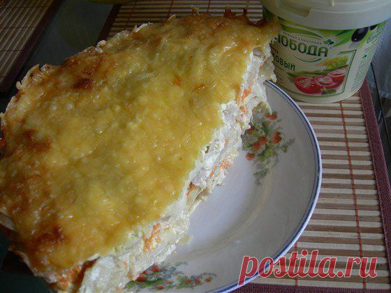 Куриное филе под шубой.