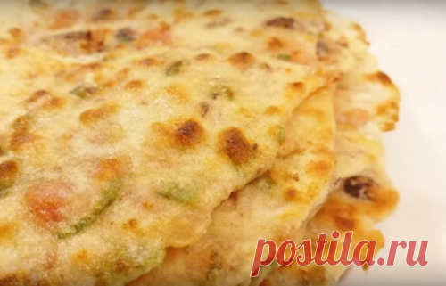 Молниеносные лепешки на кефире. Таких вы еще не пробовали