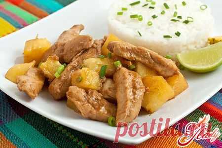 Курица с ананасами в духовке: как приготовить экзотическое блюдо